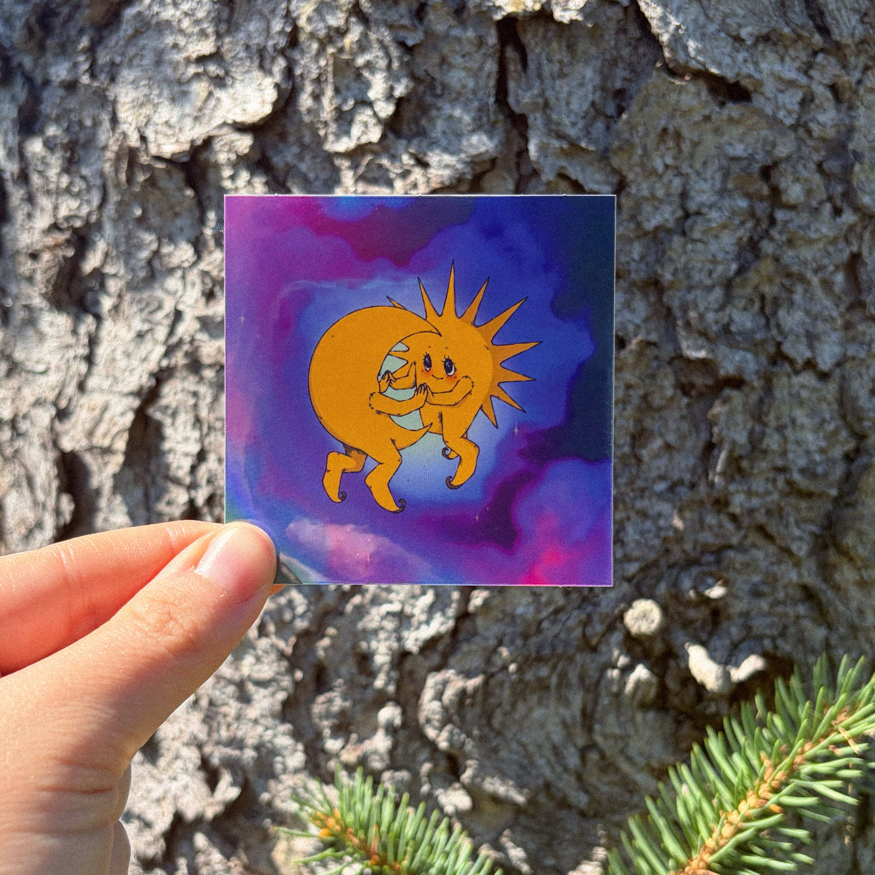 I'm Here Sticker