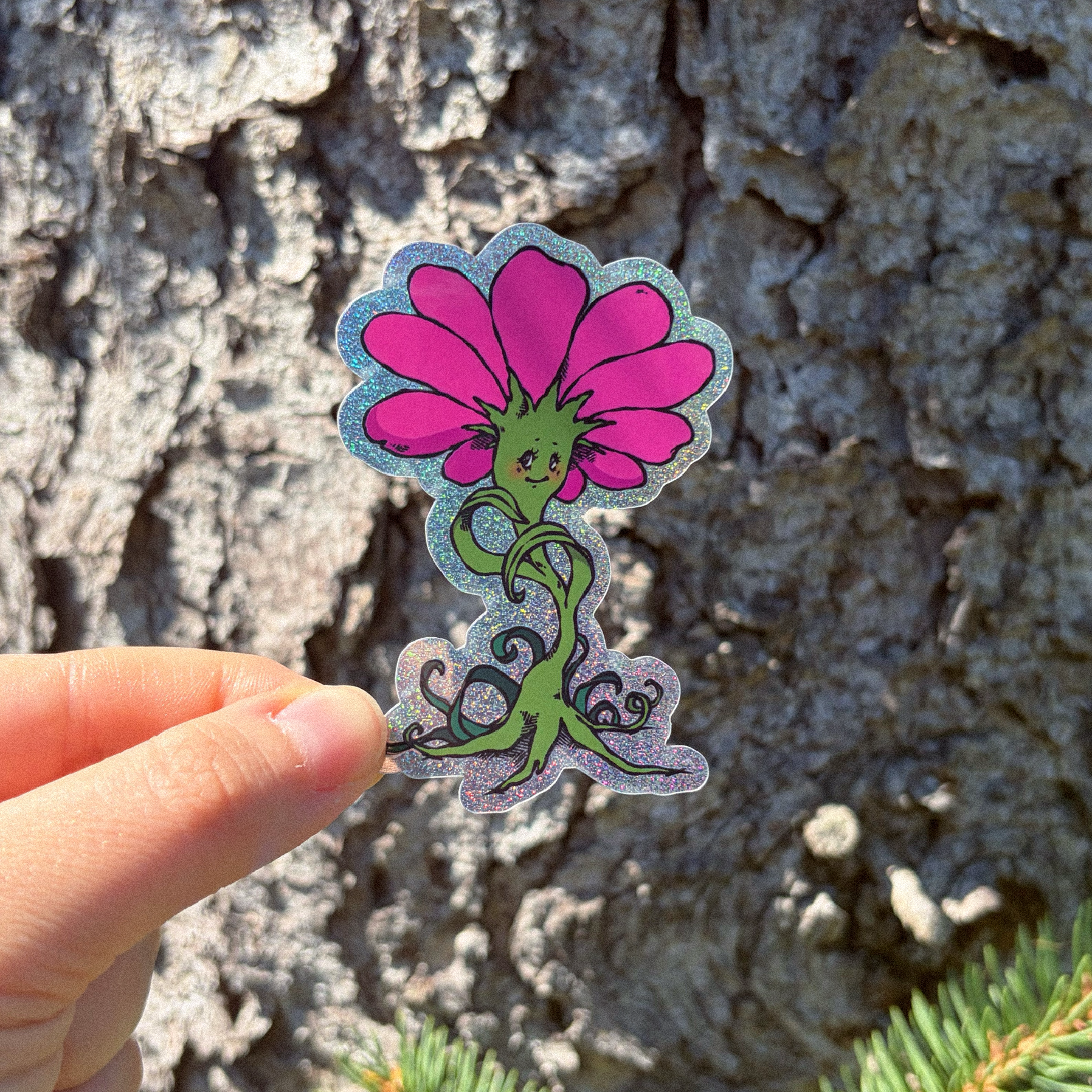Fancy Flower Sticker
