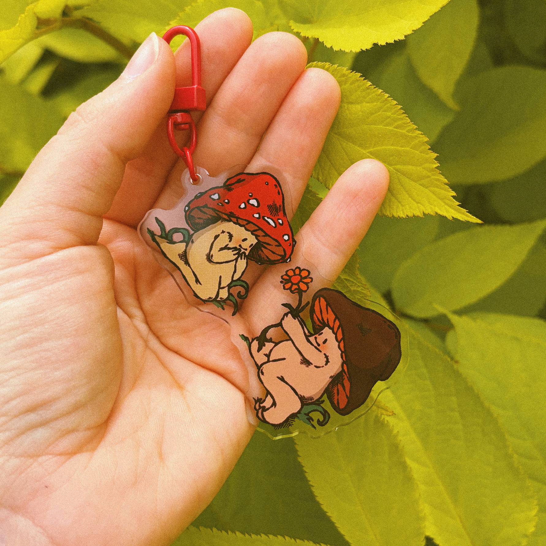 A Flower for You Keychain