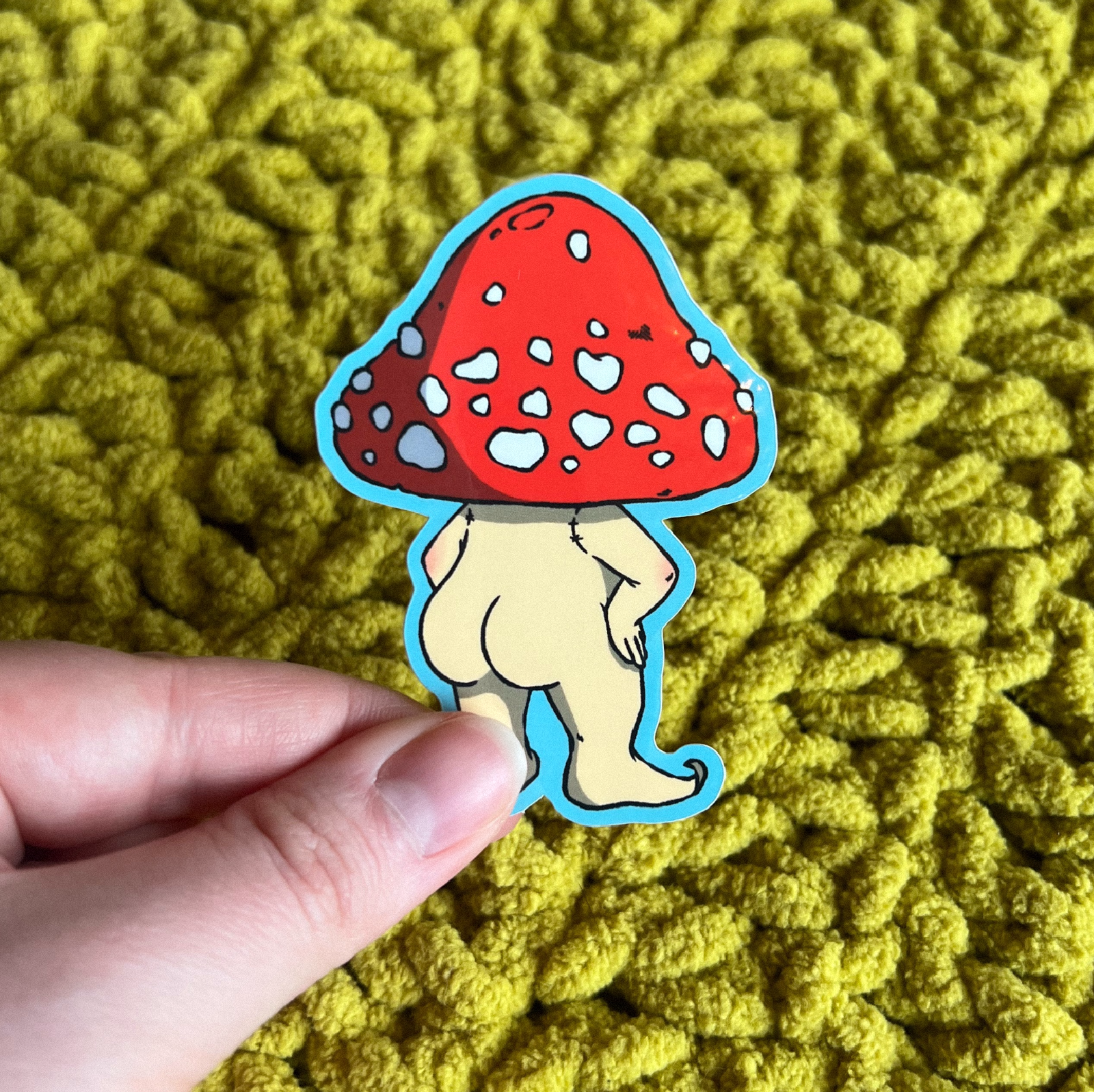 Buttshroom Sticker