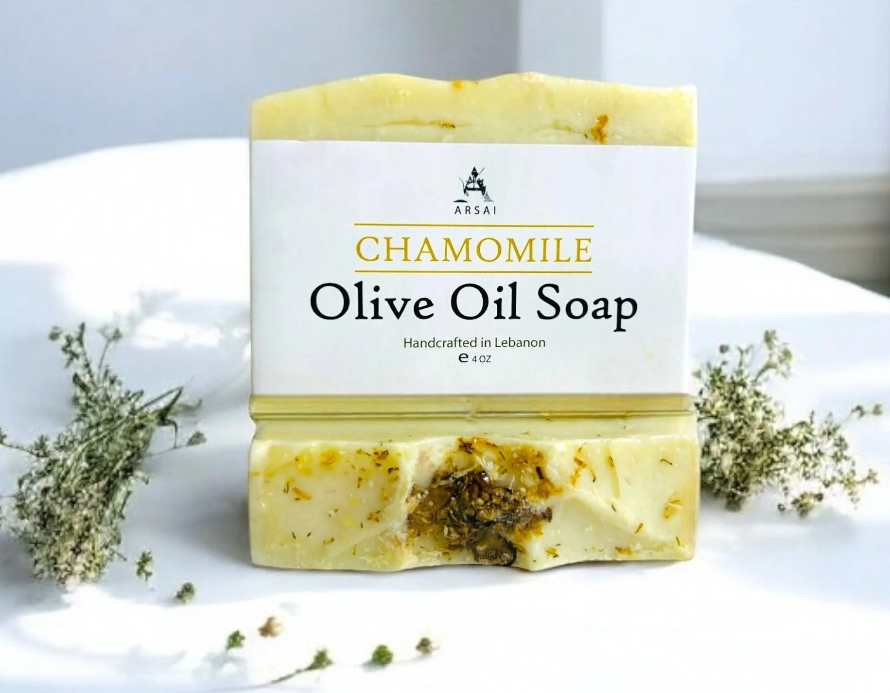 Pure Olive Oil with Chamomile Soap Bar