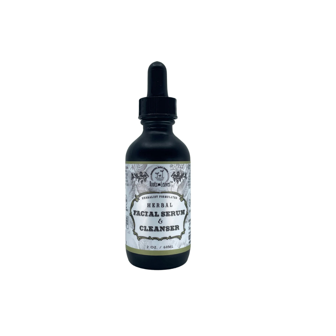 Roots and Leaves Herbal Facial Serum & Cleanser