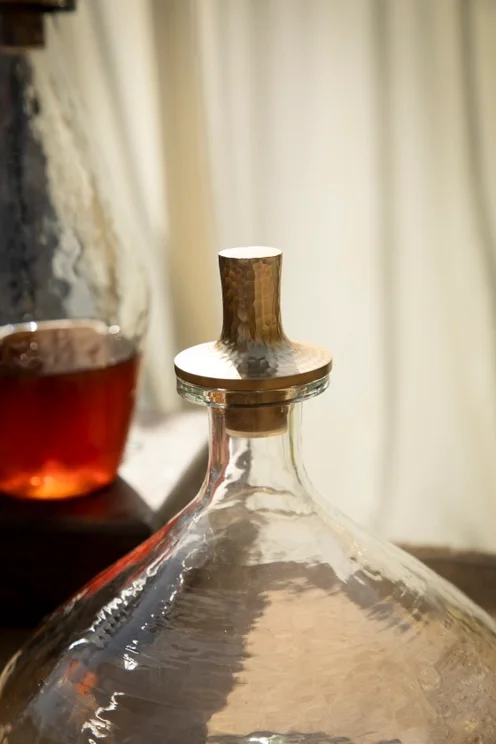 Pebbled Decanter Wide lifestyle 2.webp