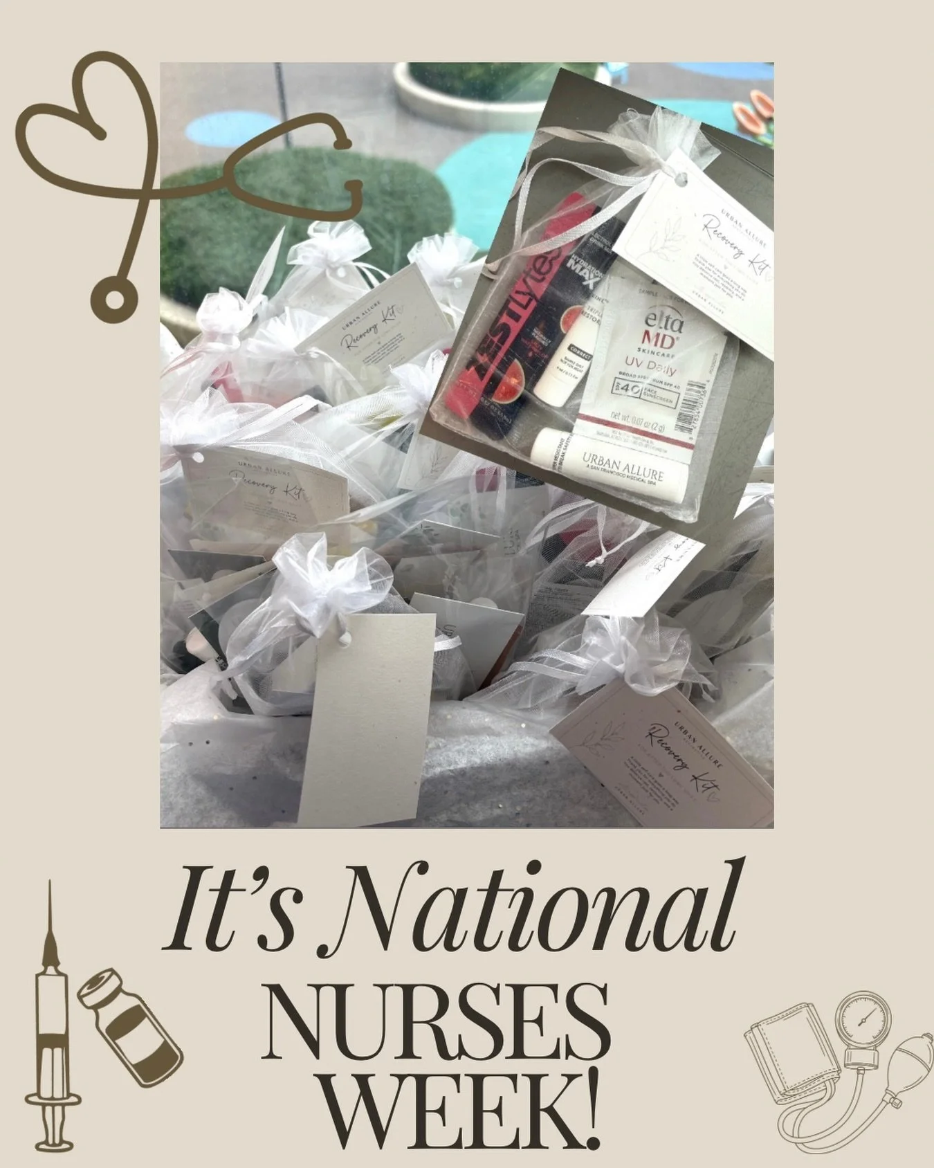 Happy National Nurses Week! We are offering $50 off any $250+ services or products this week for all nurses &amp; teachers 💉
We&rsquo;re so grateful for the incredible people who dedicate their lives to caring for others your compassion and hard wor