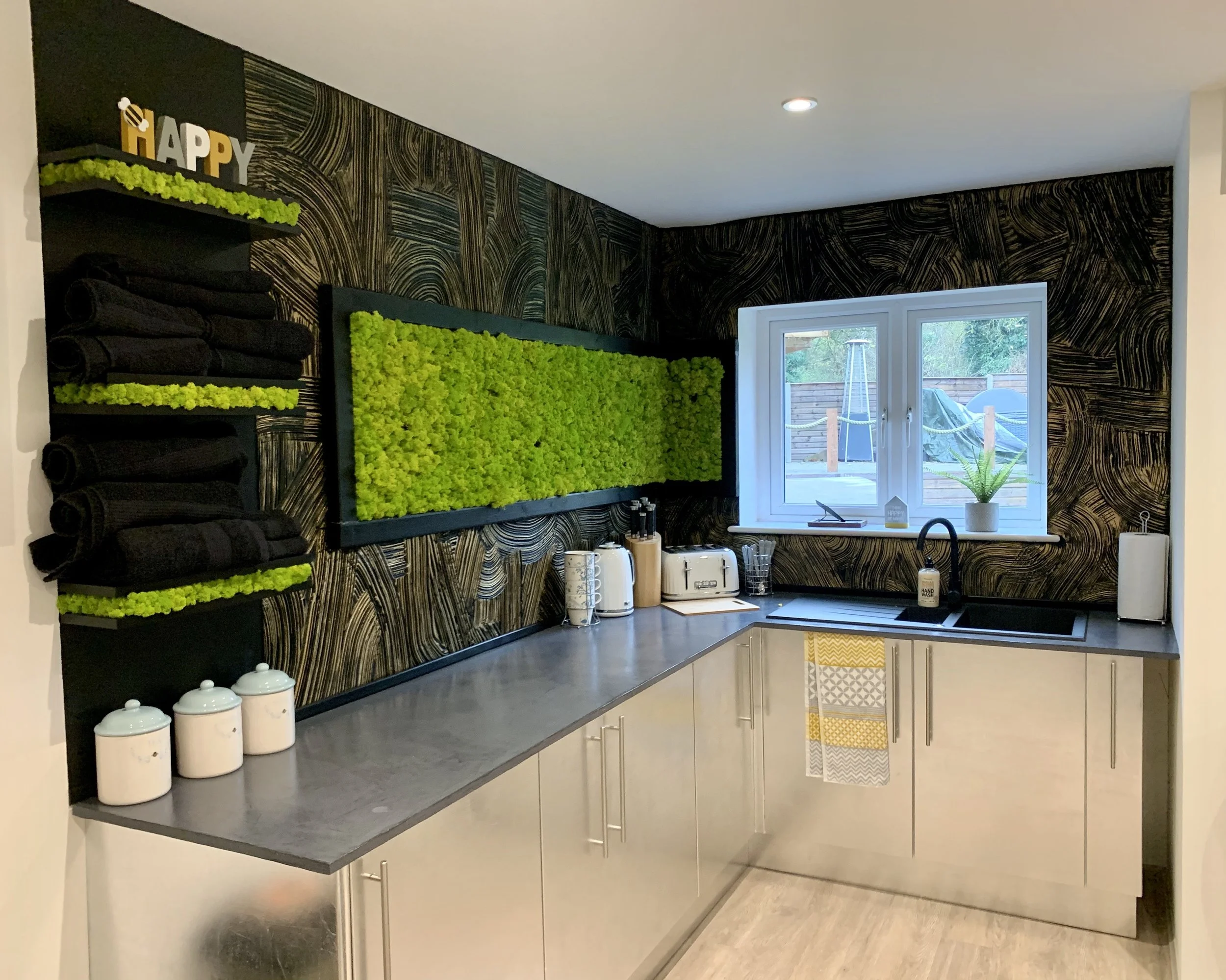 Small bespoke steel frame extension in Kent, Harrietsham.