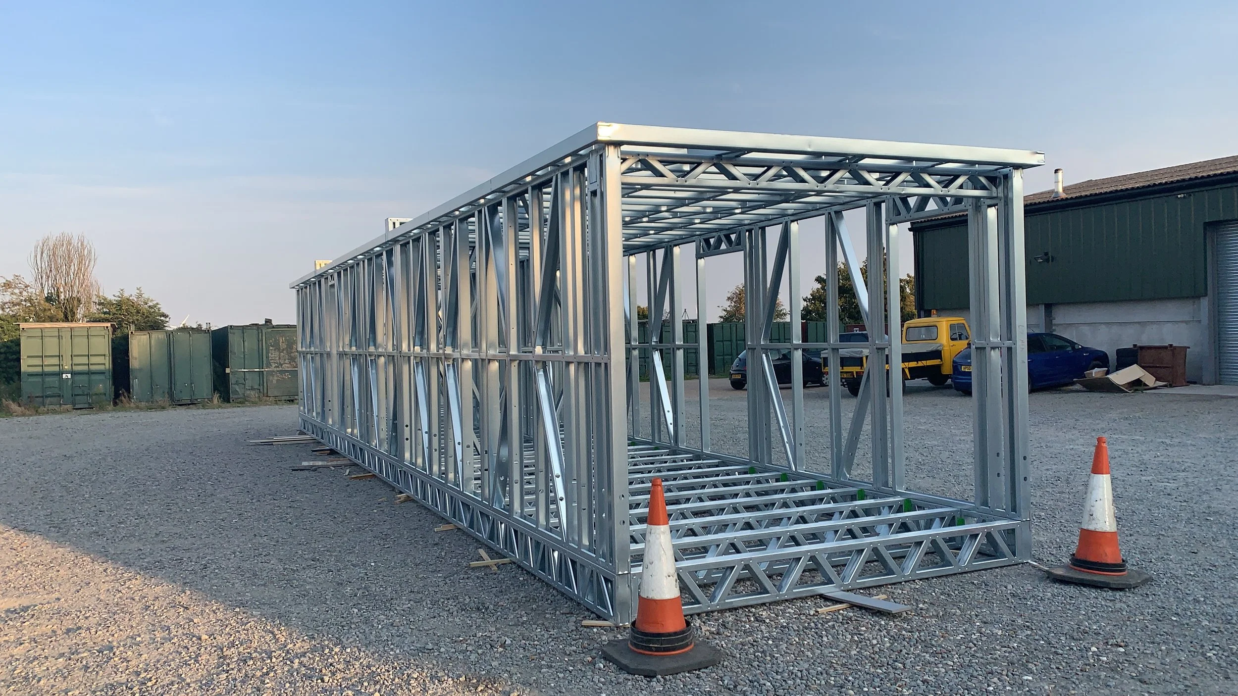 Light steel frame - bespoke modular home.