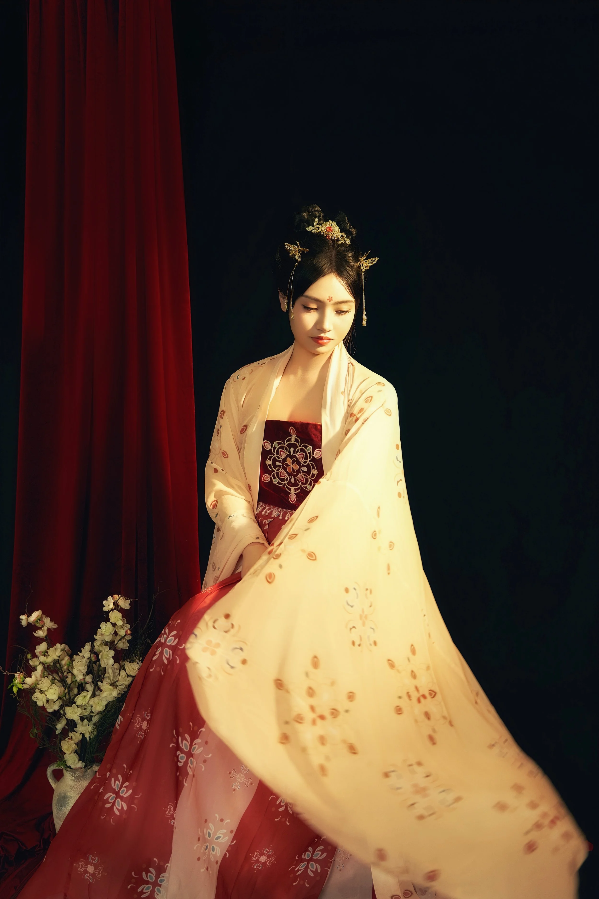 Whispers of Silk and Petals