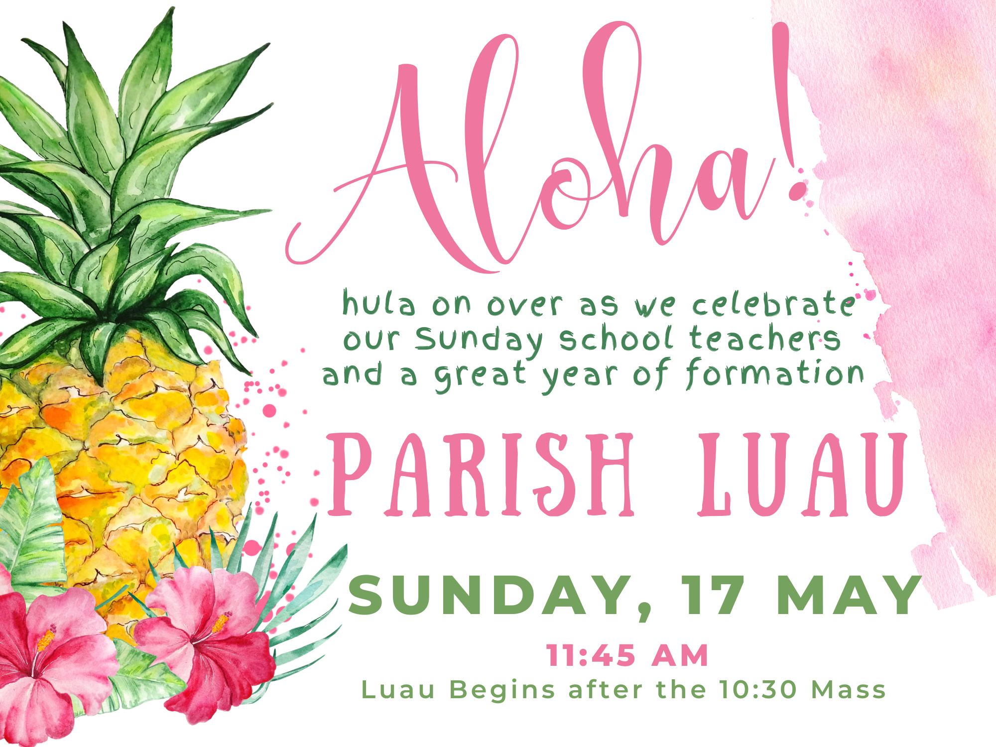 Parish Luau
