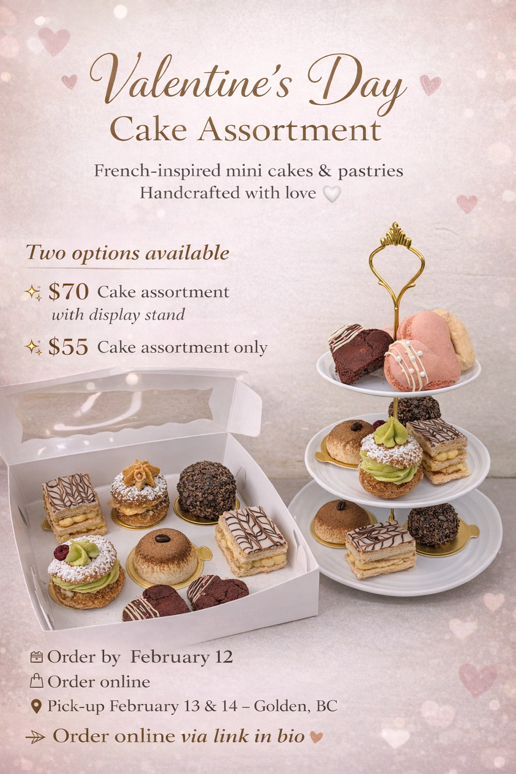 Valentine's Cakes Assortment