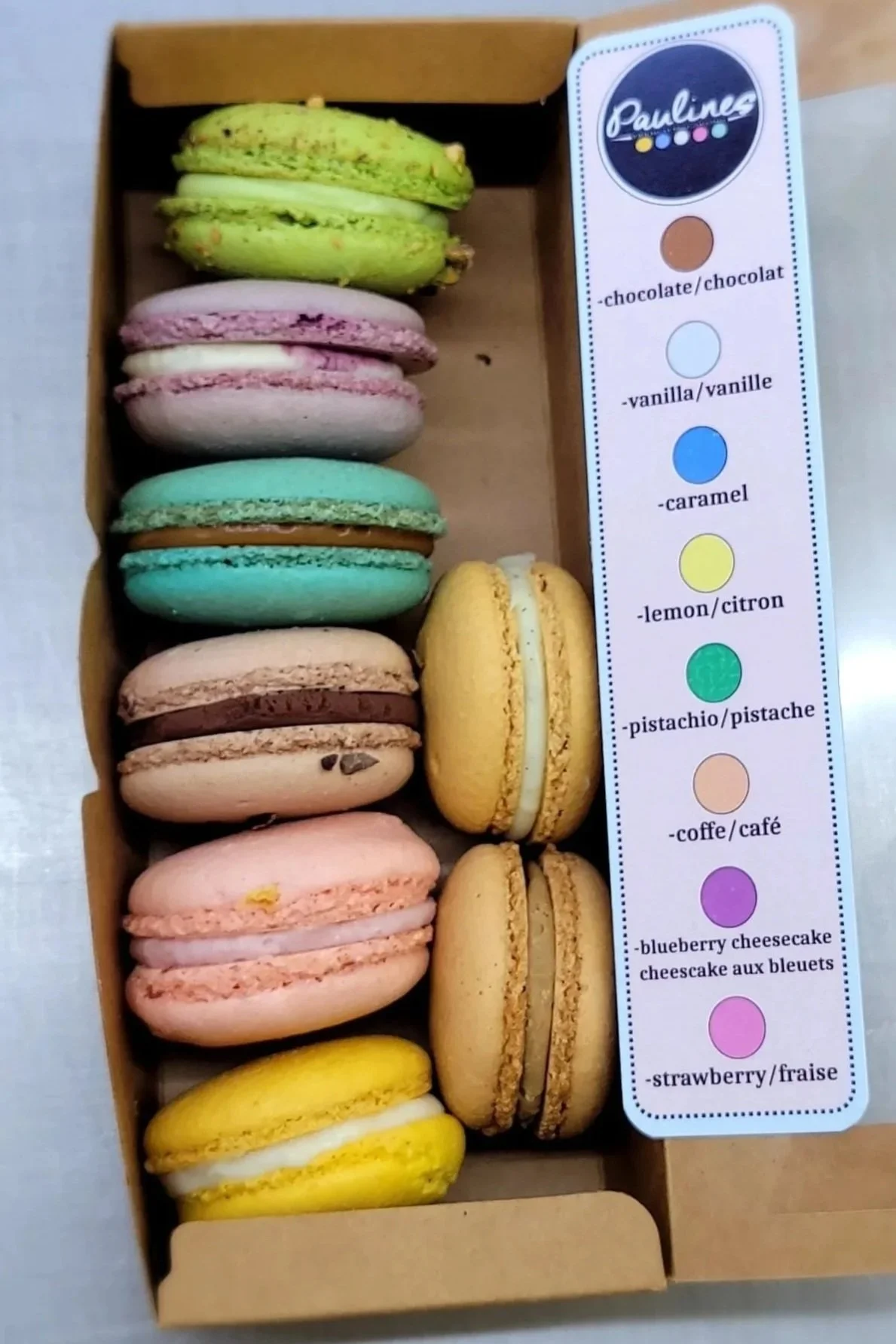 Christmas box of Macarons
