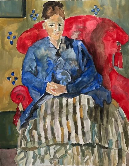 gouache on paper