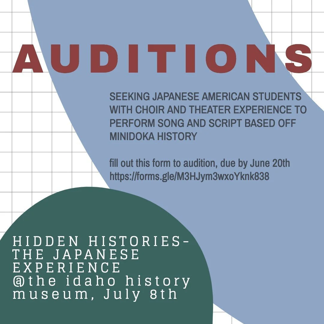 #onestoneidaho student composer and musician, Izzy Martin, has set a huge goal for herself based on her passions: to write a musical. She is in the currently in the midst of writing songs and script for a production centered around Minidoka, an Ameri
