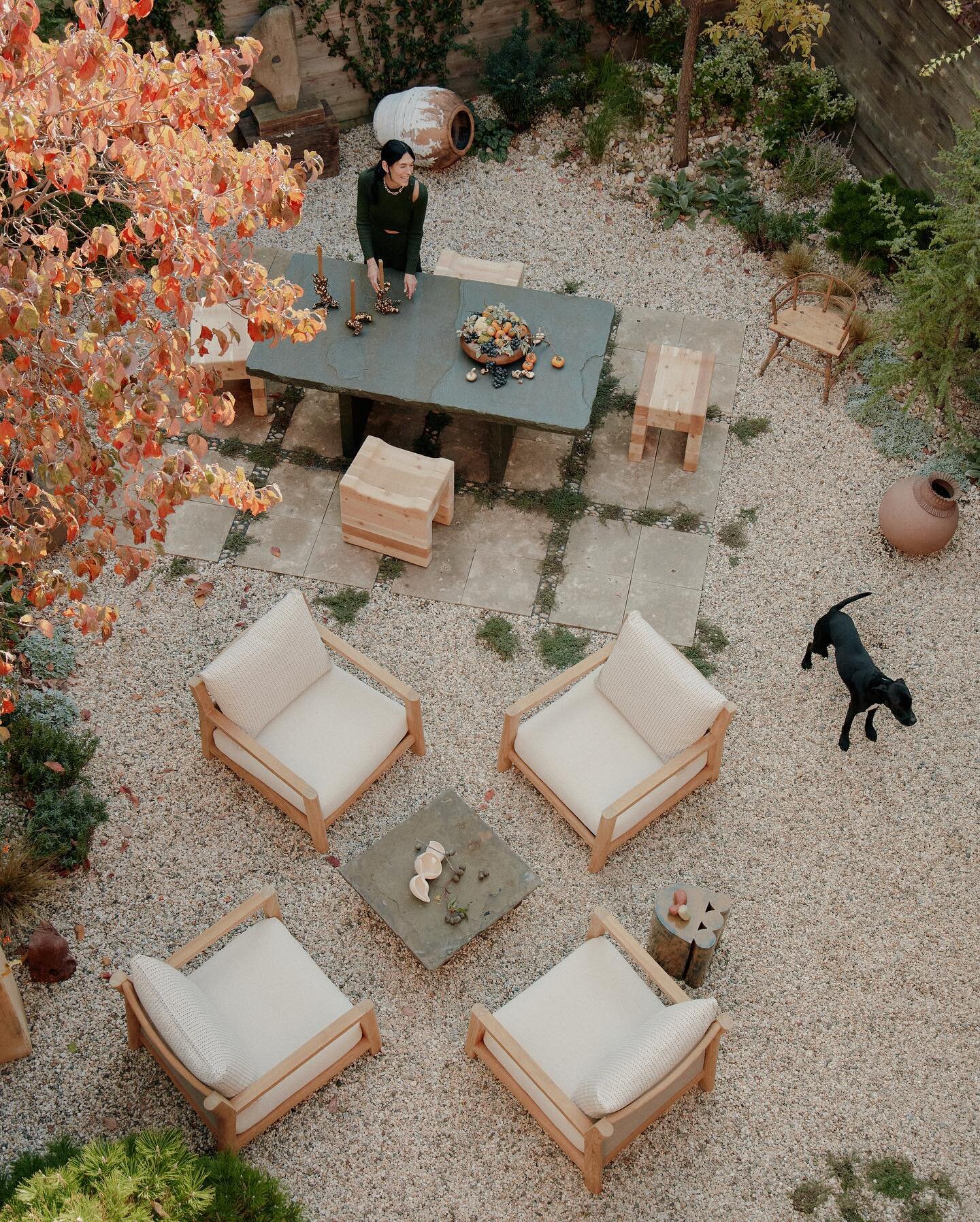 The exquisite backyard of @eyeswoon &lsquo;s Cobble Hill townhouse, which she designed in collaboration with @brooklandscape , photographed for @archdigest