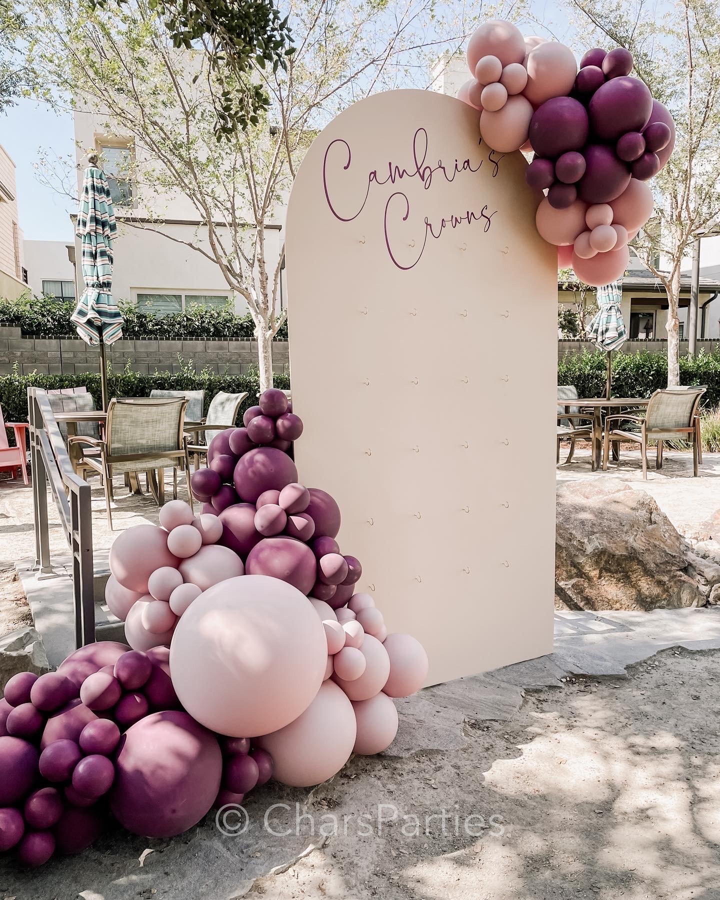 Arch Backdrop Rental — Char's Parties Balloon Decorations