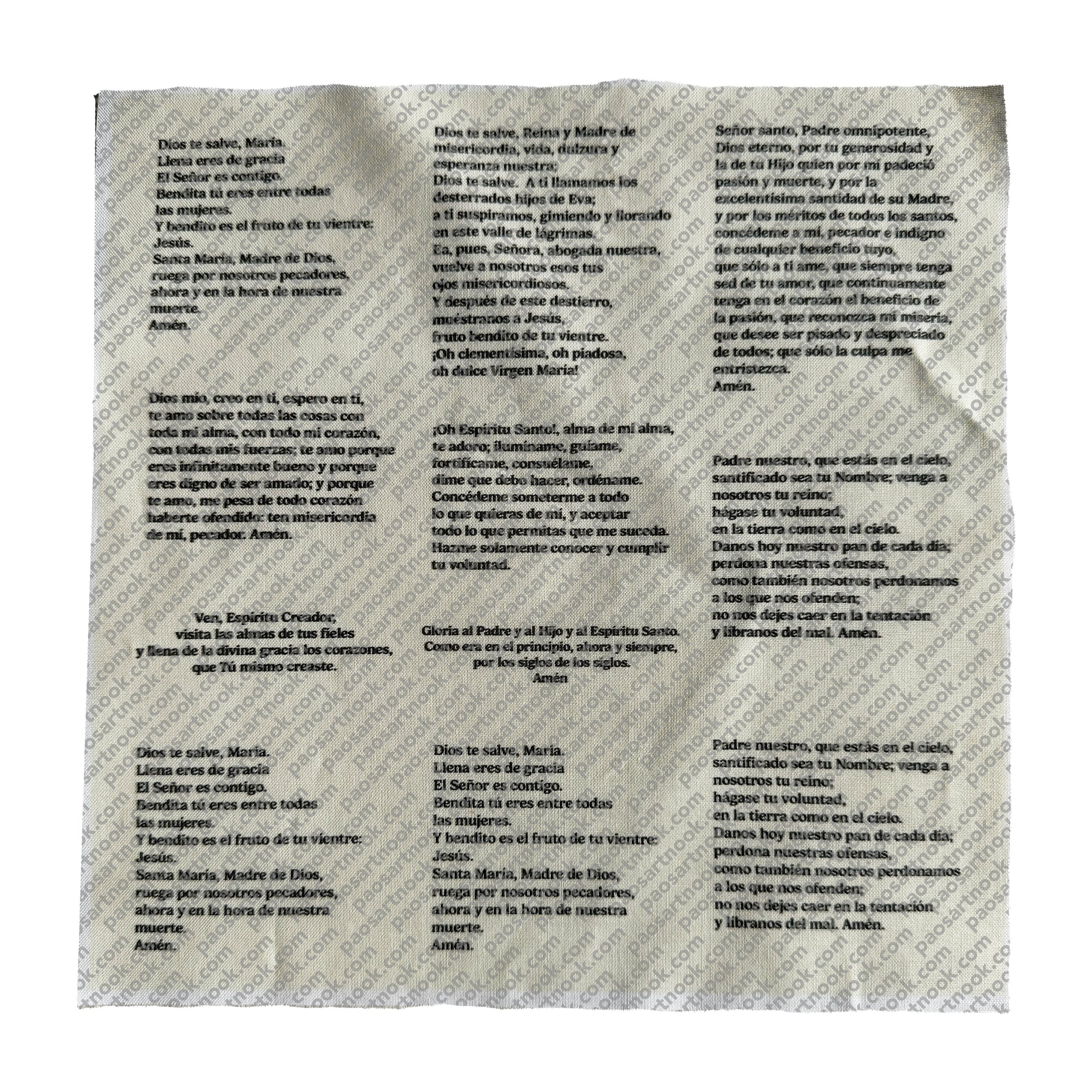 Spanish Prayers Fabric