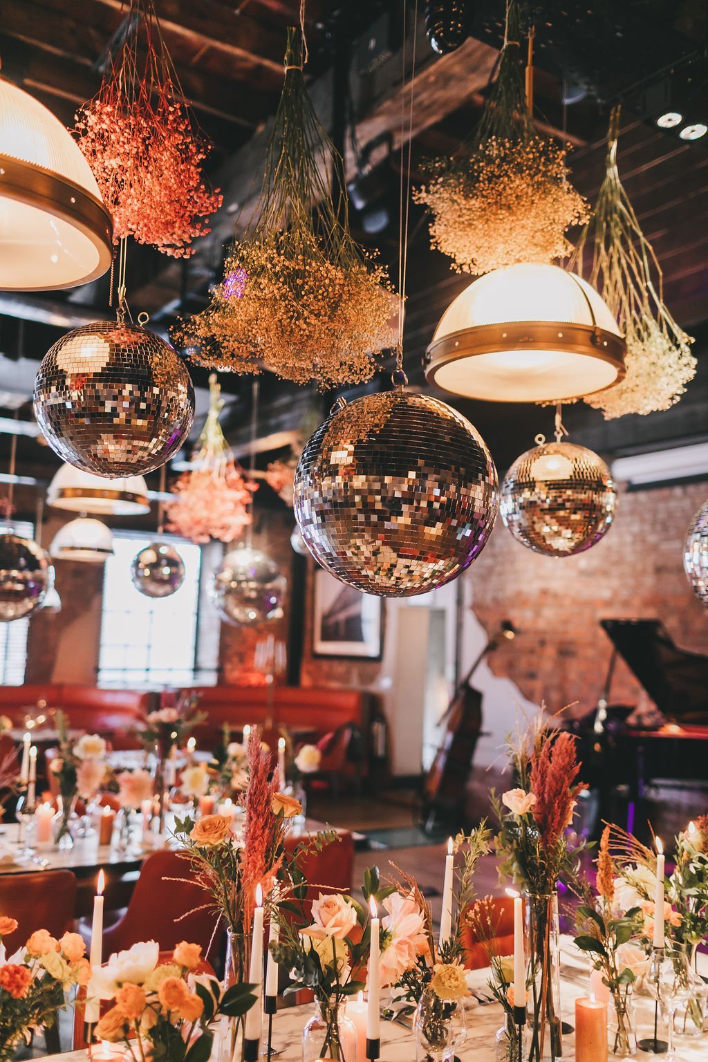 HANGING+DISCO+BALLS+WEDDING+PARTY+COOL+BOHO+CHESTER+VENUE+DRESSER+DECOR+WEDDING+1.jpg