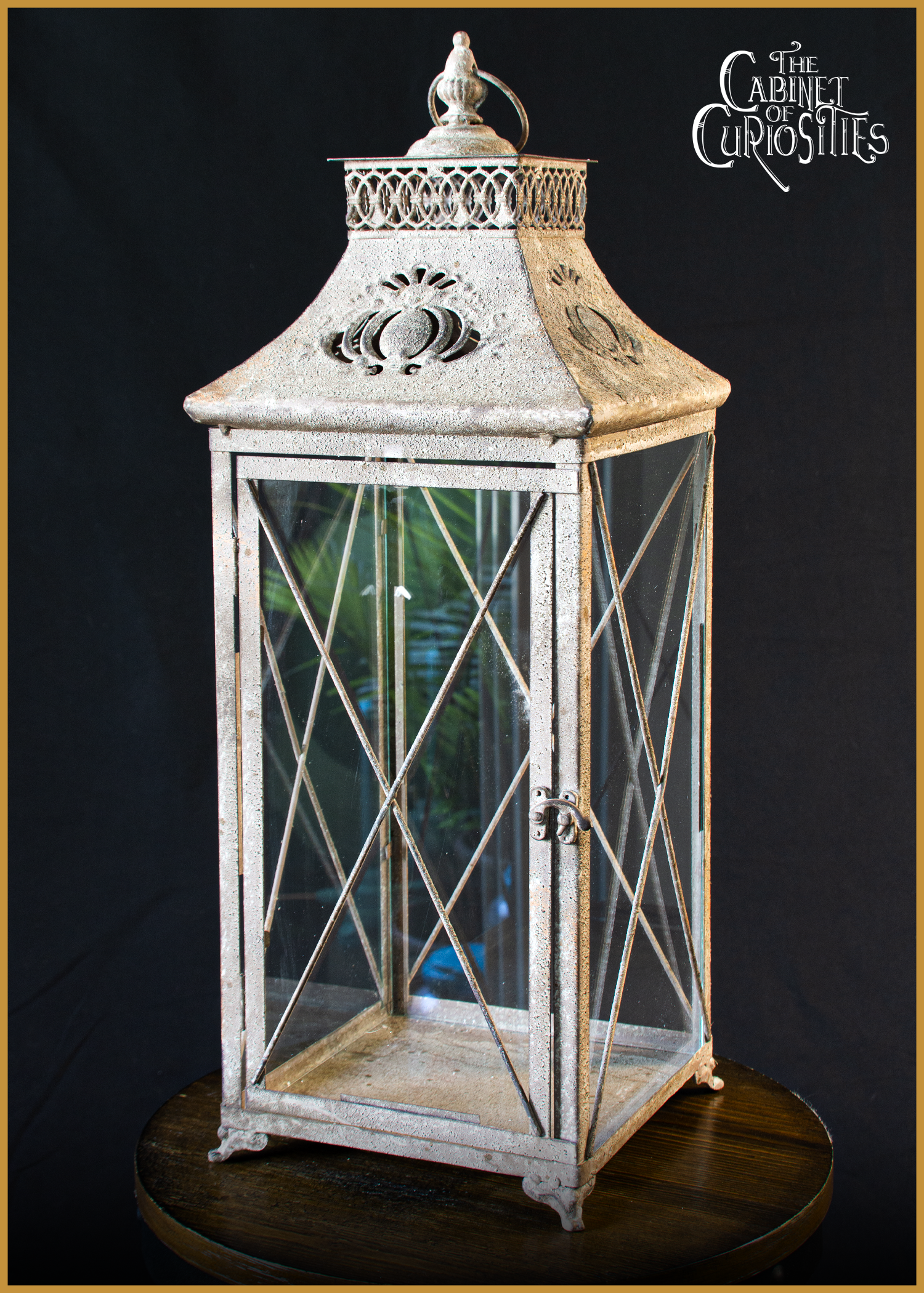 Large Metal Rustic Lantern