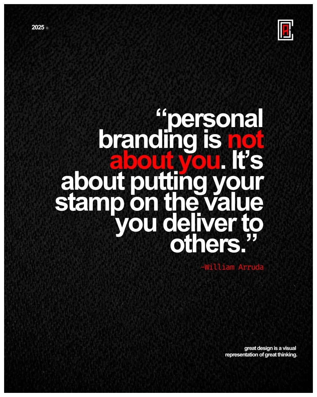 personal branding is not just about how you look or what you say. it is about the experience you create for others and the value you consistently bring to the table. when people think of you, what problem do you solve, what transformation do you prov