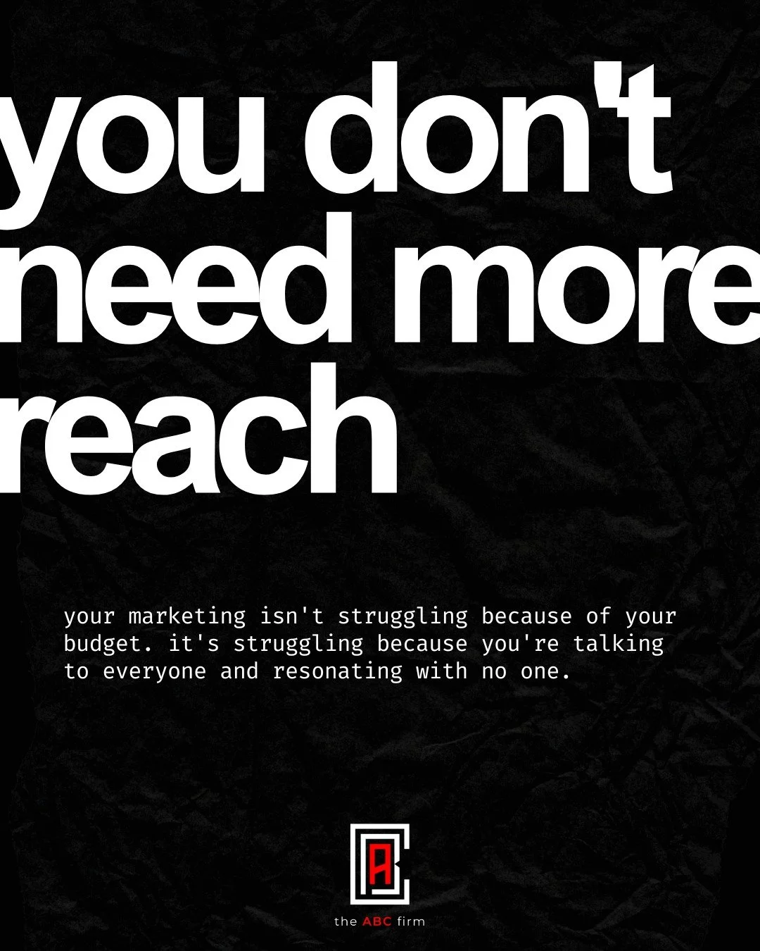 when i ask new clients who their target customer is, almost everyone says the same thing. "anyone who needs what i sell." i get it. narrowing your focus feels like turning people away. but trying to speak to everyone is exactly why your mes