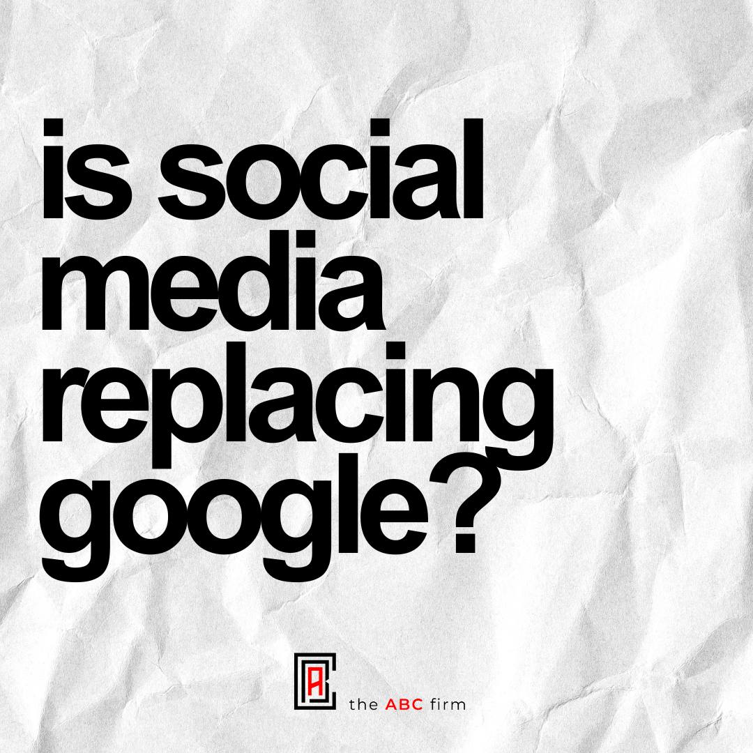 is social media replacing google? here’s what that means for your business