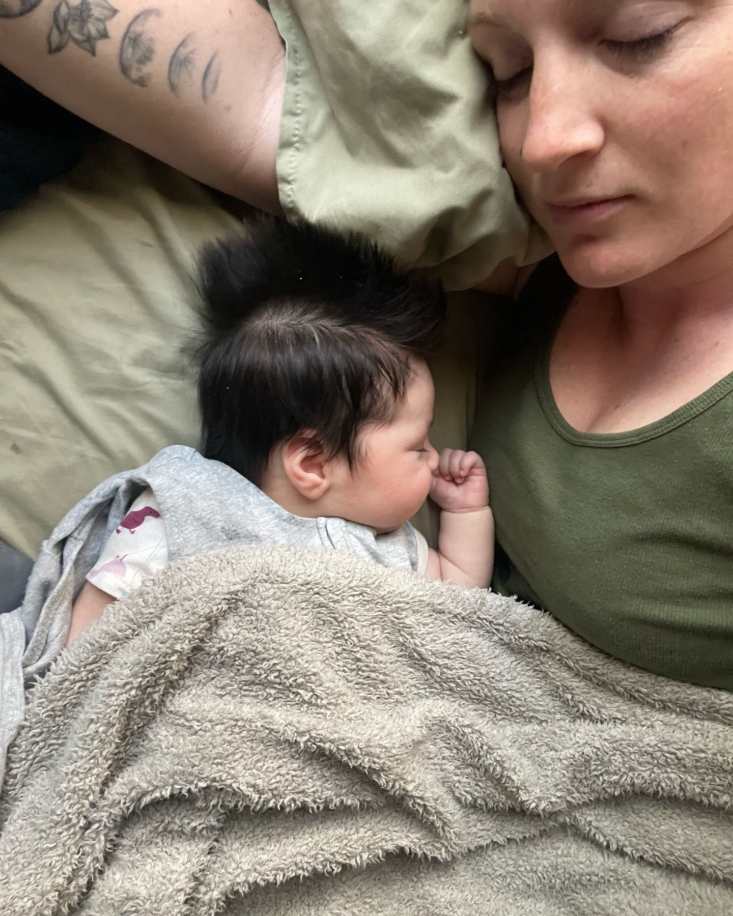 She&rsquo;s so big that I sometimes forget she&rsquo;s also so small. 
.
Tomorrow I return to teaching at @yogavia_contact and because I have physical therapy right after, this will be the longest we have been separated&mdash;long enough to need a bo