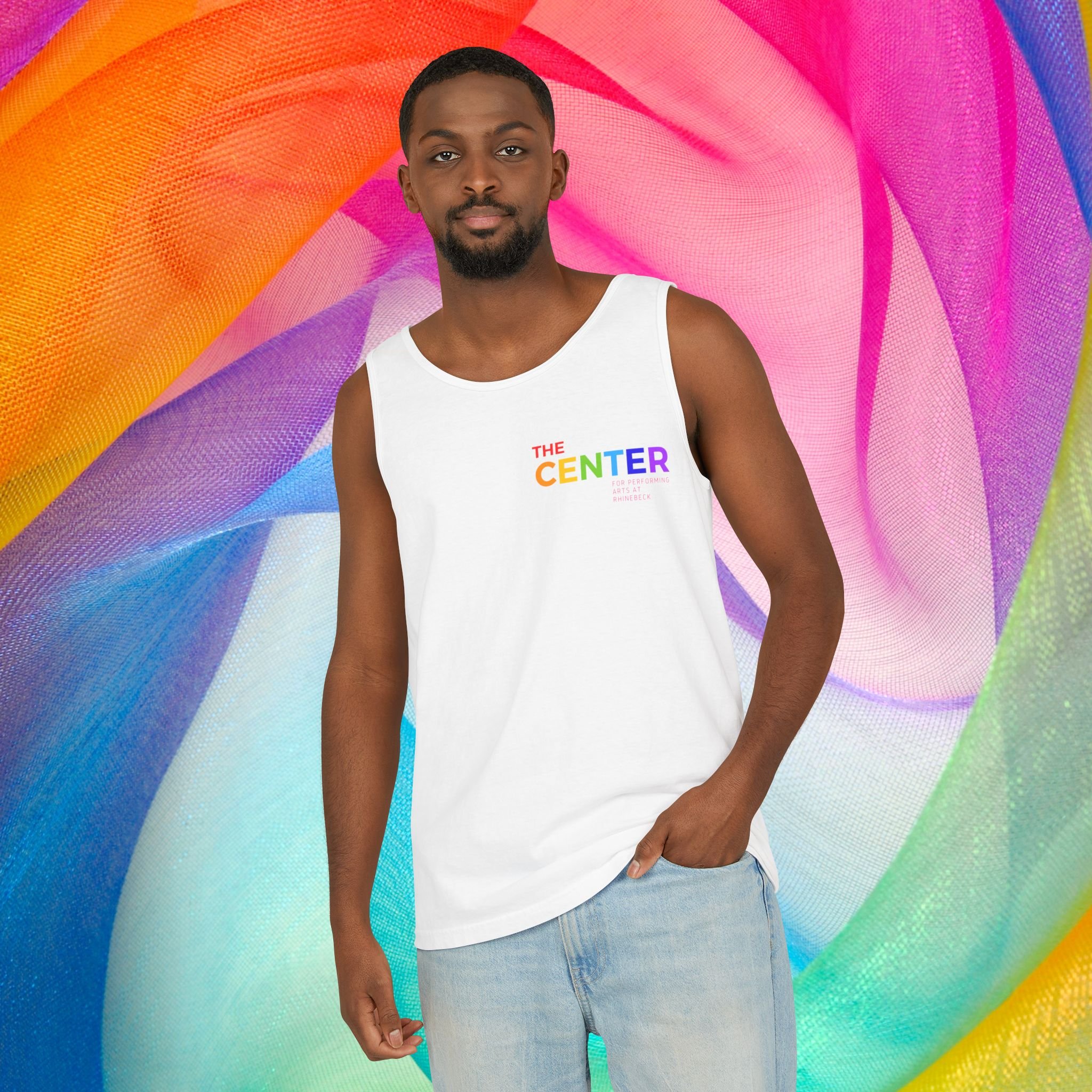 CENTER Rainbow Tank Top