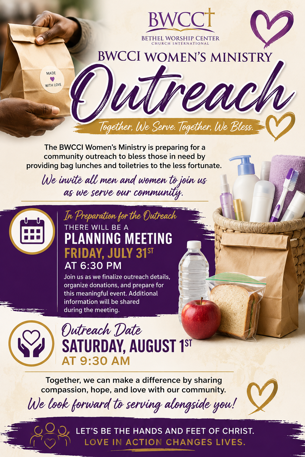 BWCCI Women's Ministry Outreach 