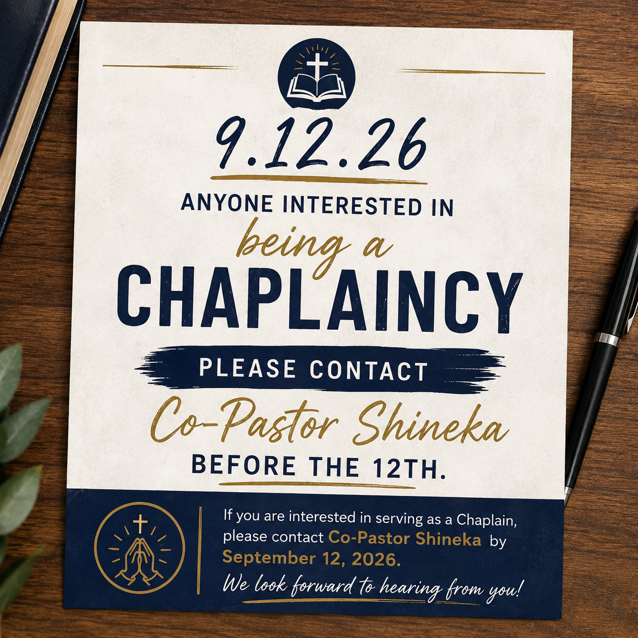 Chaplaincy