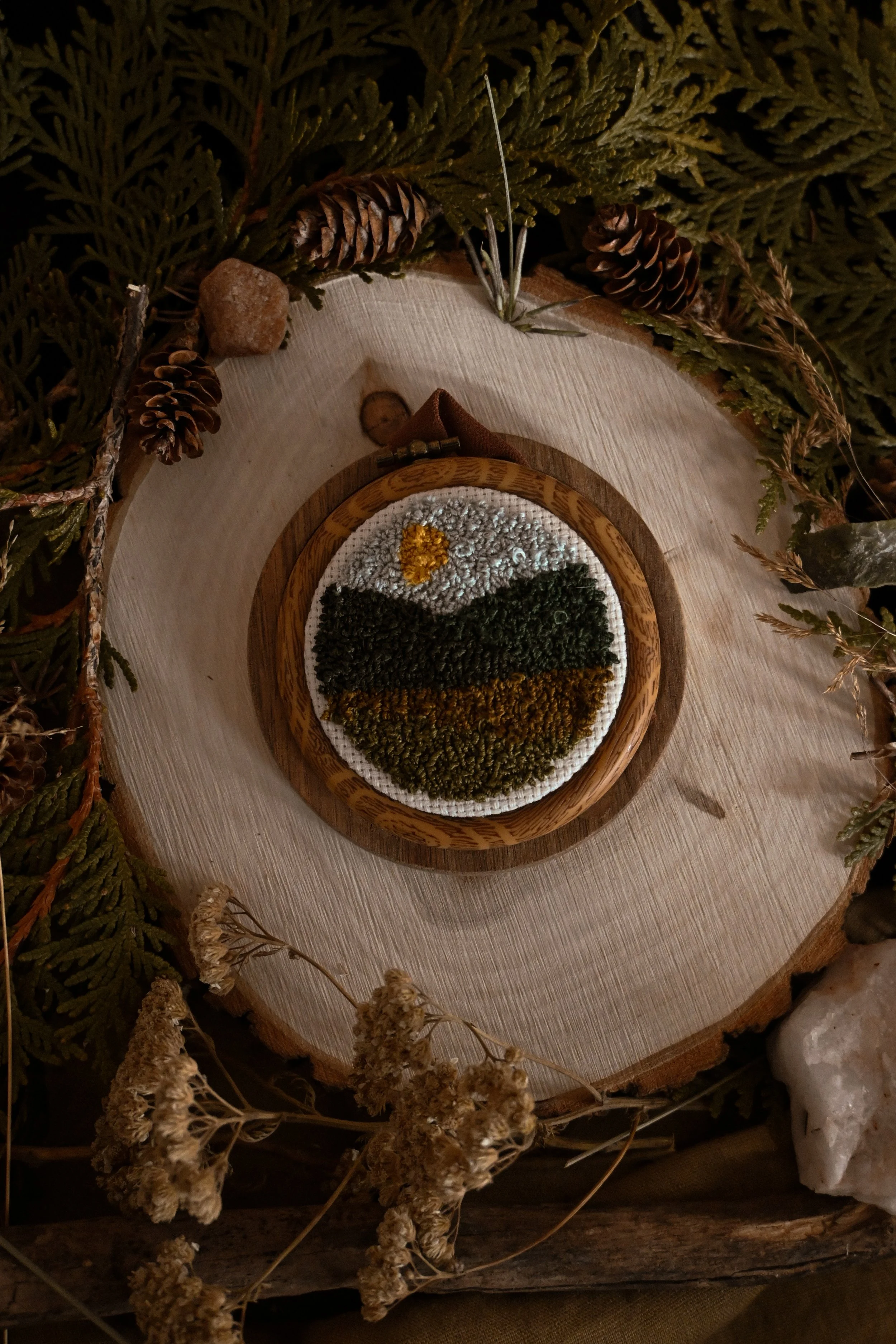 Fields of Green Ornament/Mini Wall Hanging