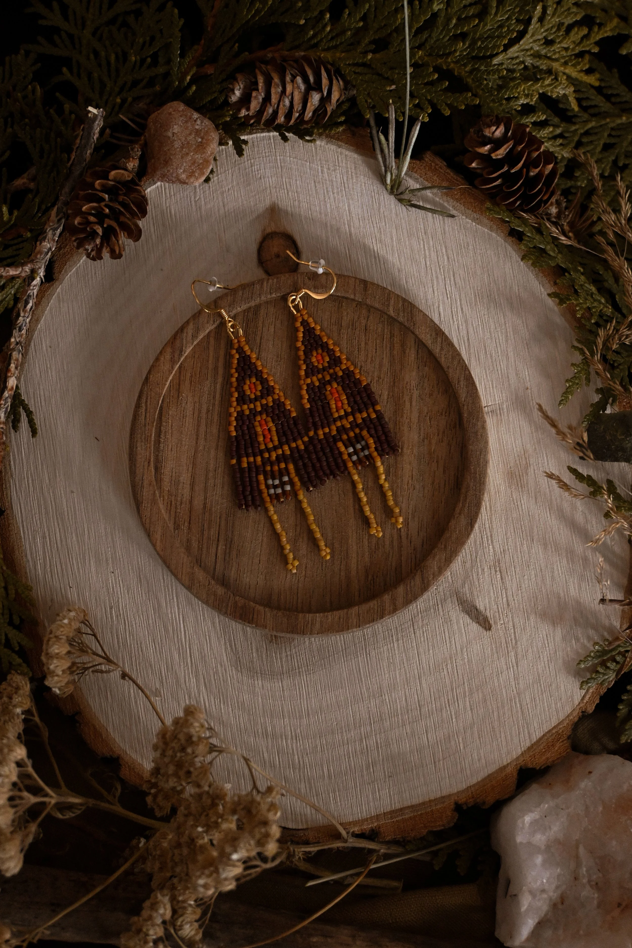 Baba Yaga's Hut Earrings - Made to Order