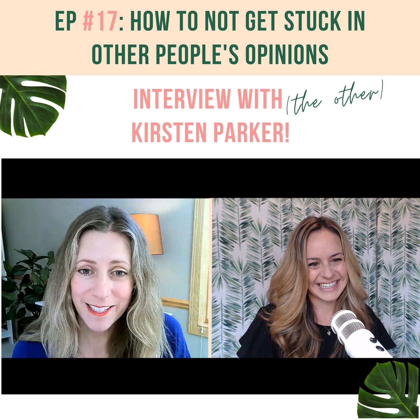 I am so honored and grateful to appear as a guest on my friend and coach Kirsten Parker's Decision Masters podcast (YES, we have the SAME name and it never gets old to celebrate 🥳🤩😍 every #Kirsten in this world!)

Her podcast (every episode, not j