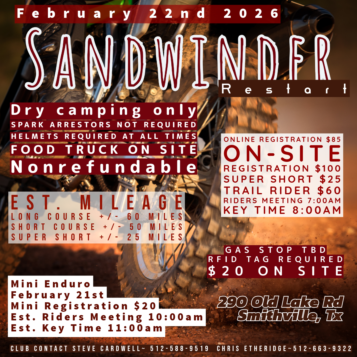 2026 Sandwinder Restart