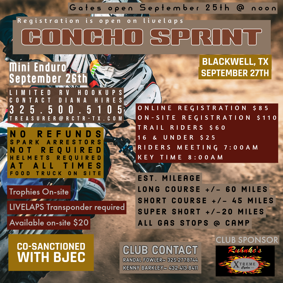 2026 Concho Sprint