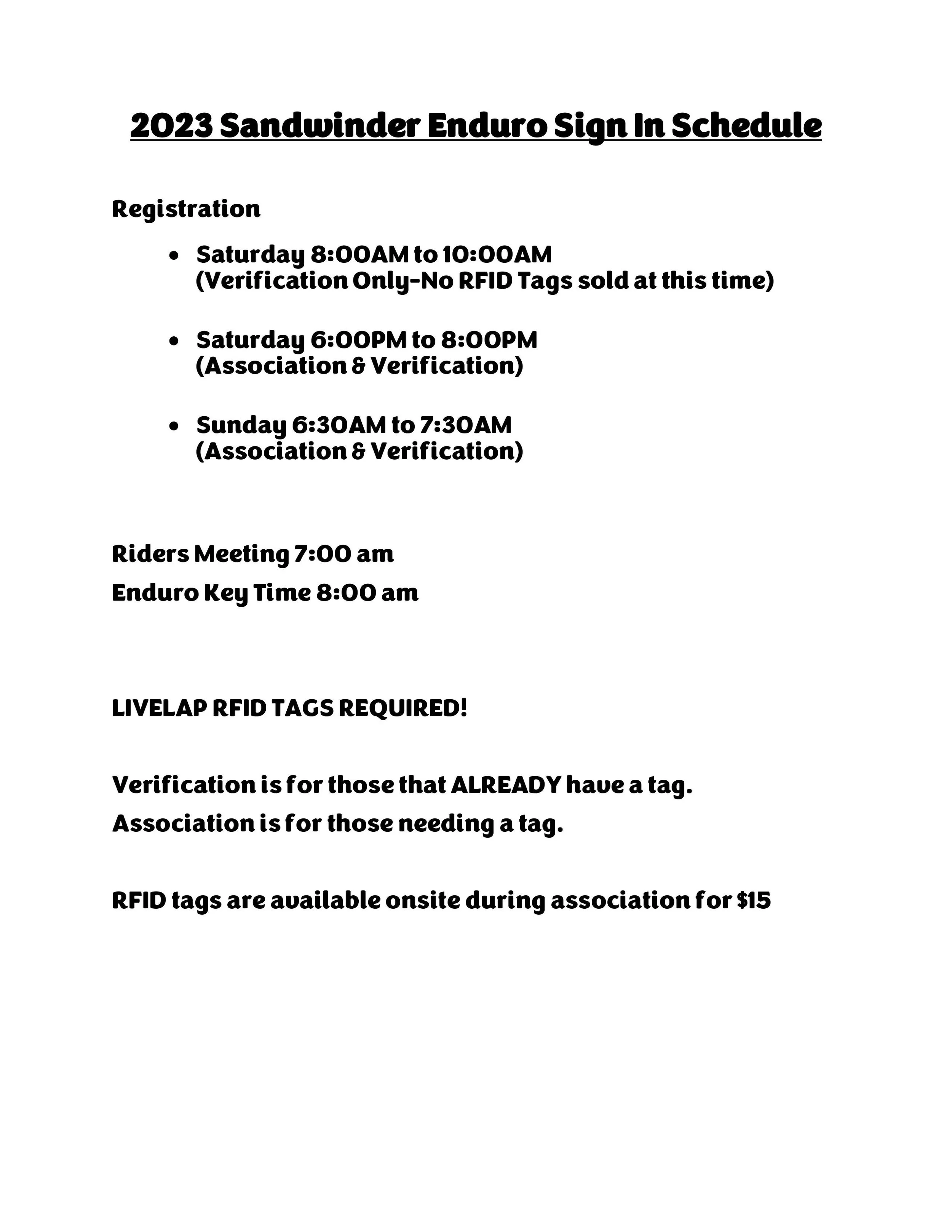 Sandwinder Course Info and Sign-up Schedule — Texas State Championship ...