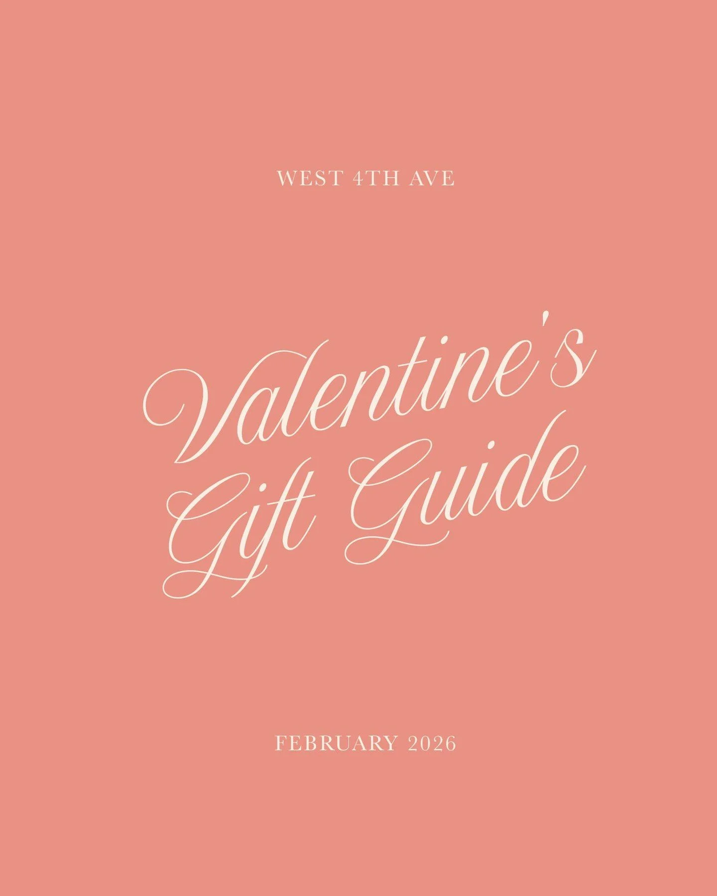 A little love for everyone 💘

Our Valentine's Day Gift Guide has something for everyone -someone you love, yourself, a bff - all found along West 4th Ave.

From fashion, flowers and gifts to dinner date ideas, chocolates and more. Find a full busine