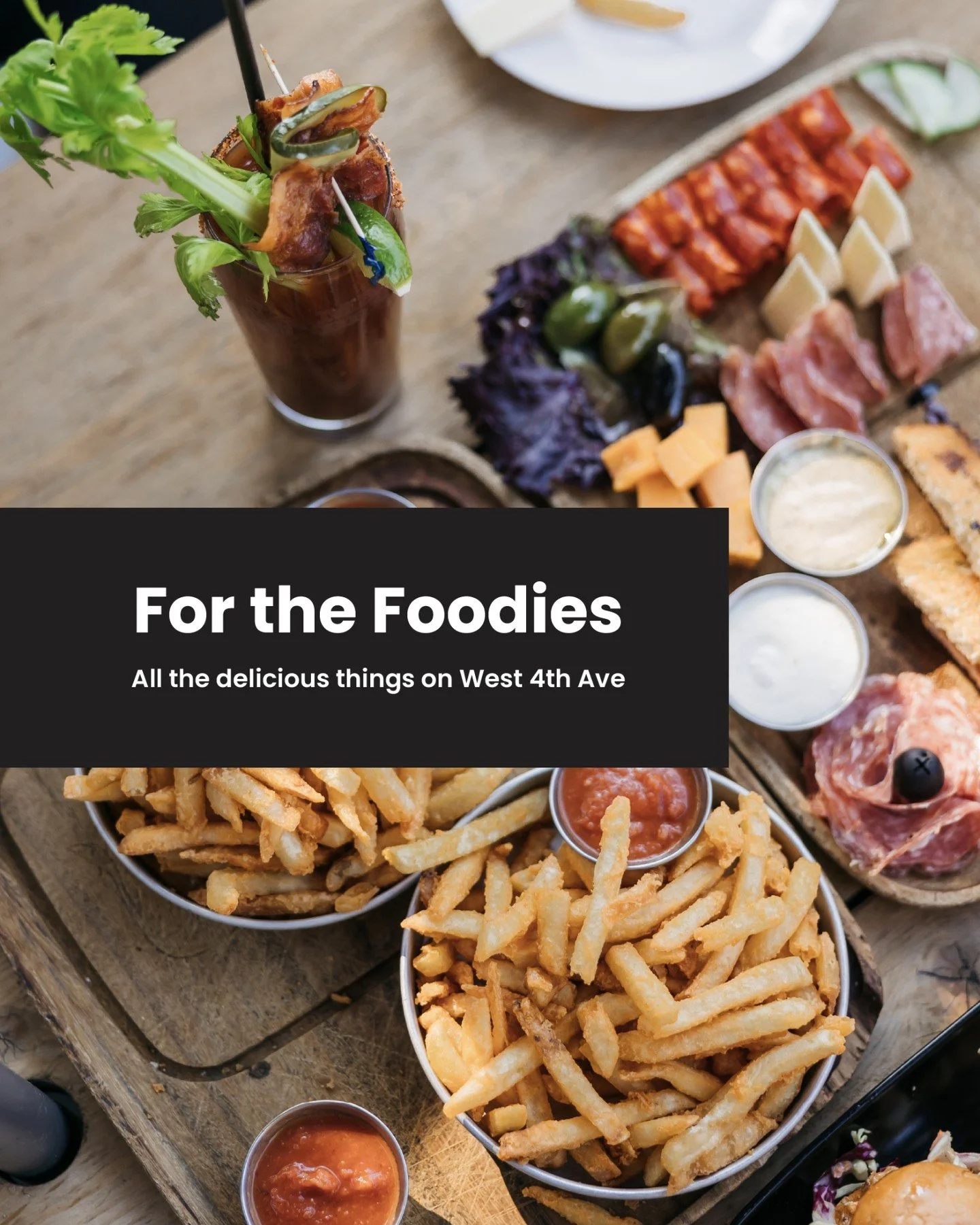 Our next guide is here: For the Foodies 🍔

If you love viral eats, Michelin recommended restaurants, or Vancouver favourites - West 4th has it all! This is just a starting point, there are so many more stops so pace yourselves, we recommend sharing.