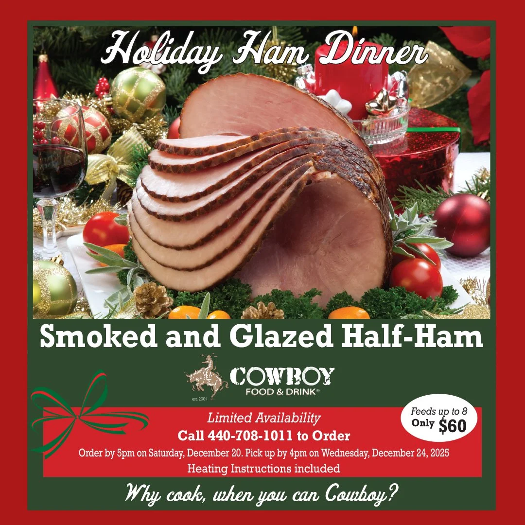 🎄 Our Holiday Hams sell out every single year &mdash; don&rsquo;t wait!
Pre-order your smoked &amp; glazed Christmas ham today and make holiday dinner effortless. 🔔🍽️
Call 440-708-1011 to reserve yours!