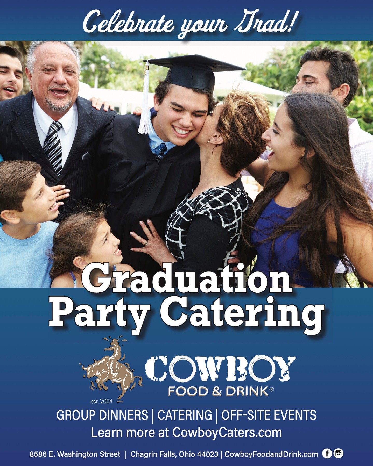Caps off to the grads 🎓
From backyard parties to full celebrations&mdash;we&rsquo;ll handle the food so you can enjoy the moment.
Book your date now at CowboyCaters.com before spots fill up.
#GraduationParty #Catering #CelebrateBig #CowboyCatering #