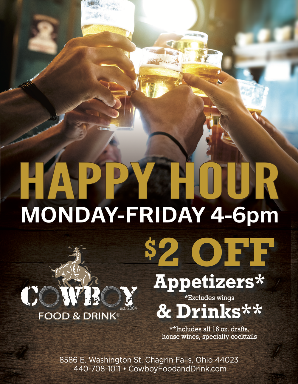 Promotions Daily Deals — Cowboy Food & Drink