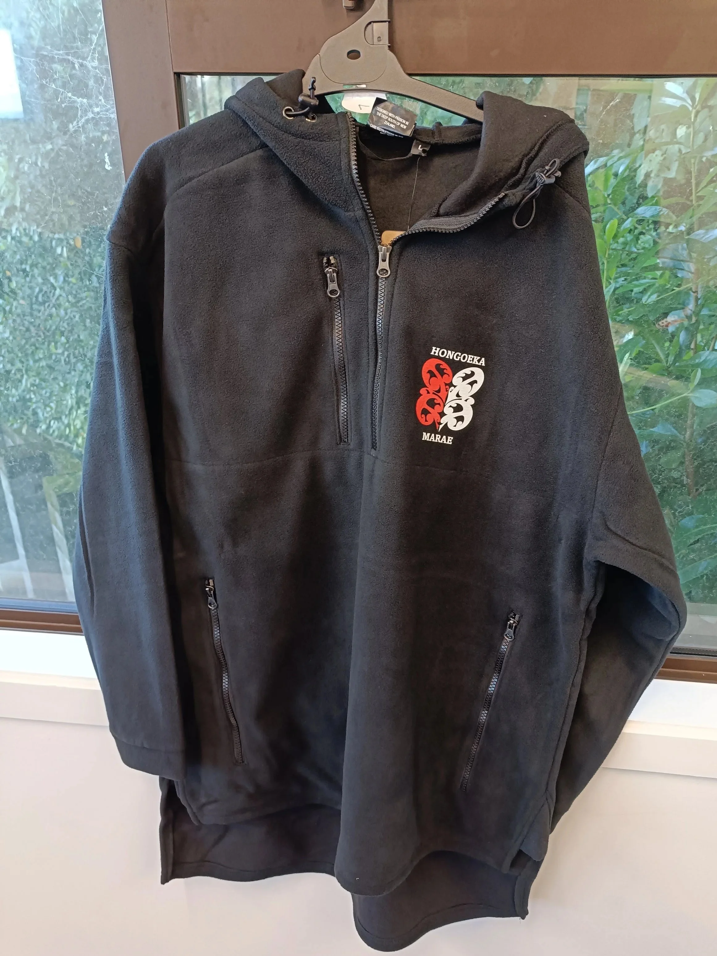 Fleece Hoodies, available in adult sizes, short and long sleeve