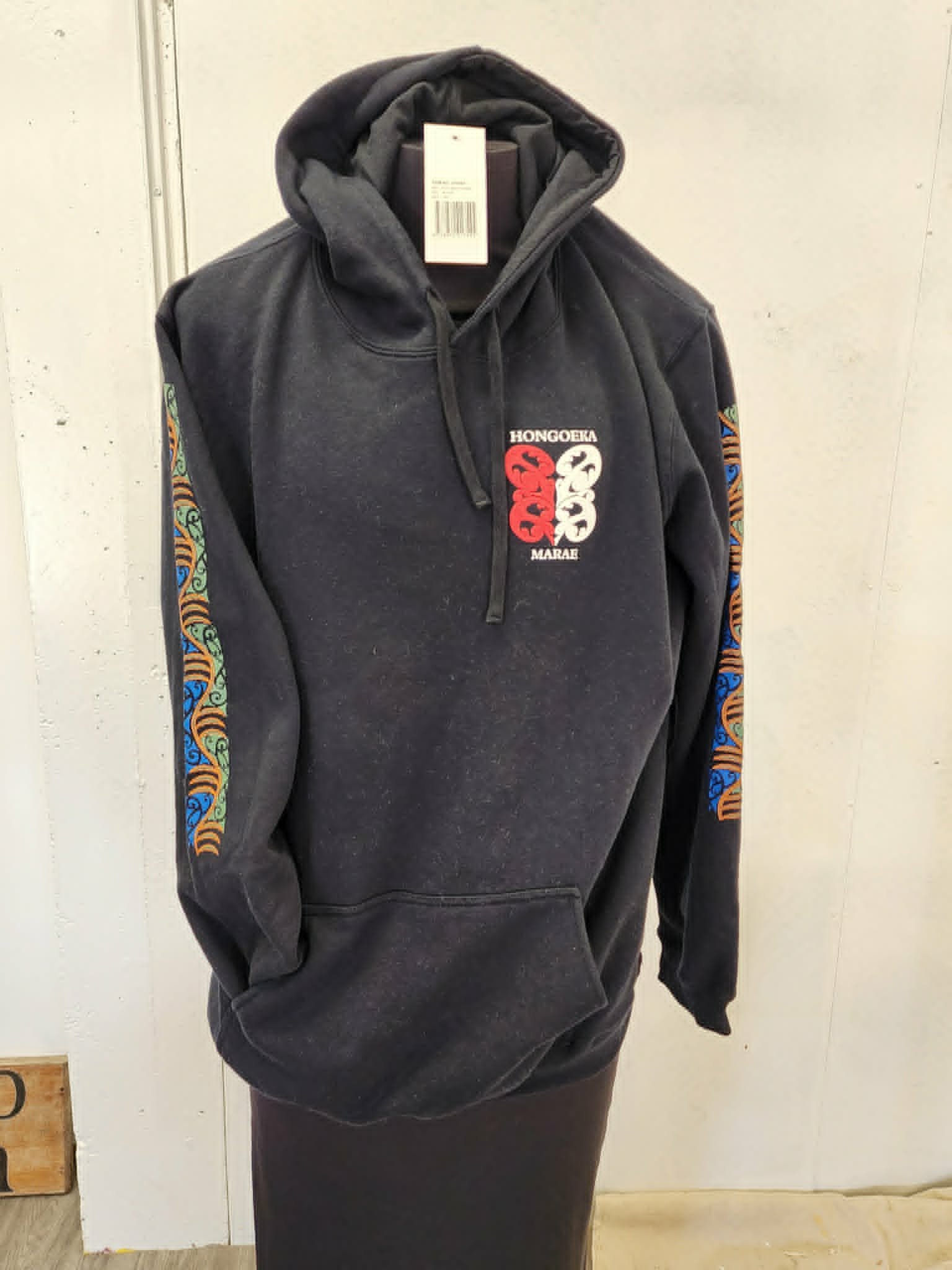 Black hoodie no zip - adult sizes