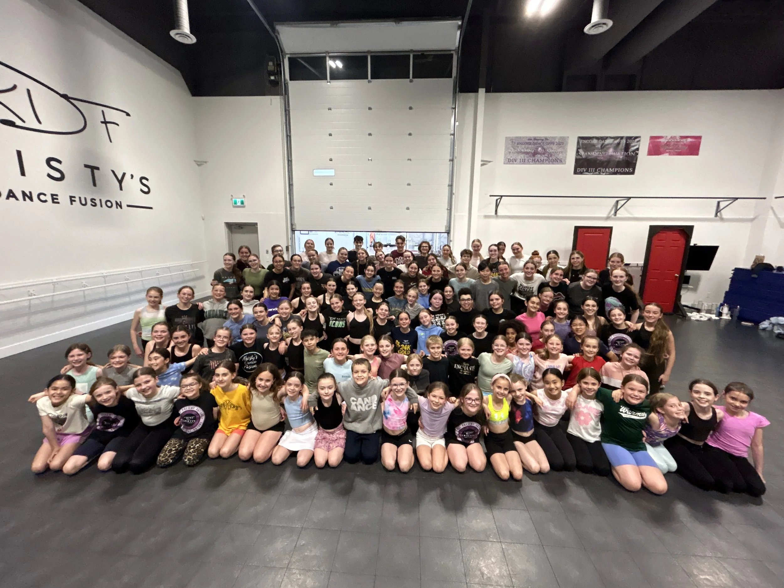 117 dancers practicing the FINALE for our 2025 Recital! One of our favourite parts of the year!