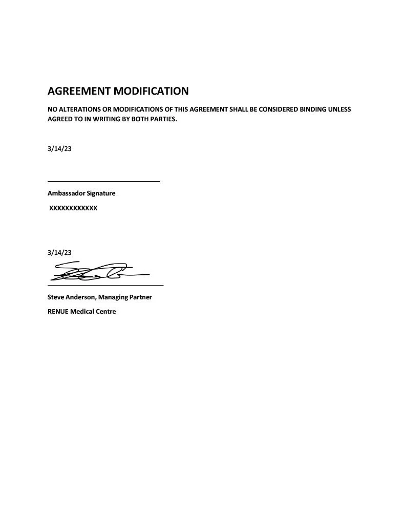 RenueAmbassadorProgramClubCorp — RENUE