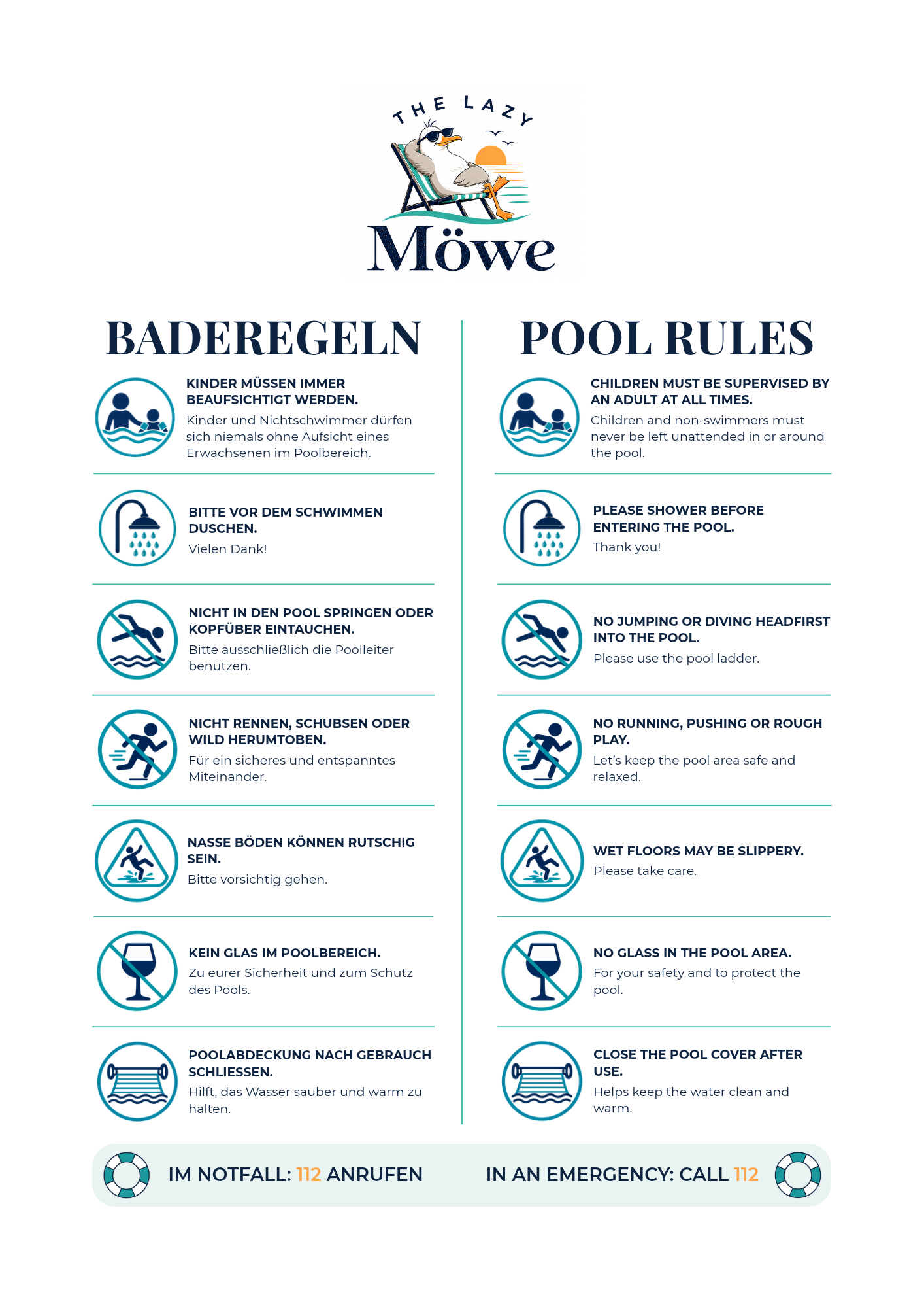 Pool rules