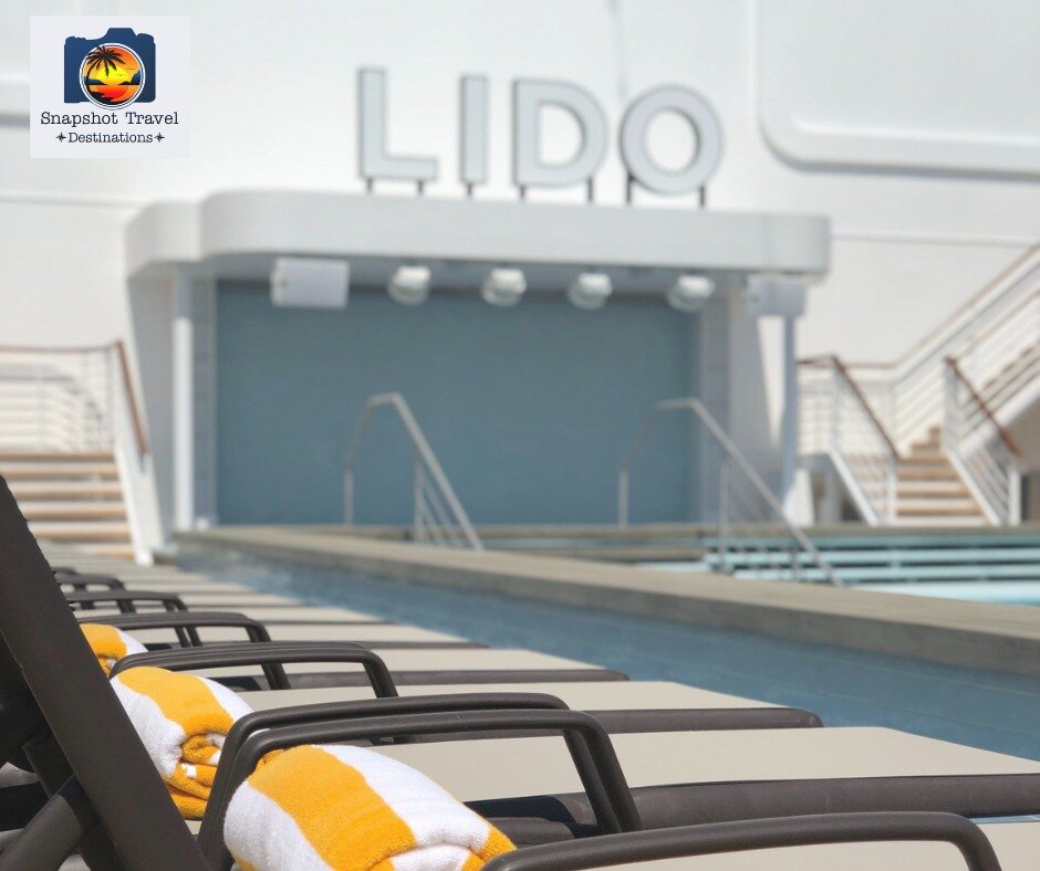 Why is it called the Lido Deck? The name comes from Italian roots. A lido is an outdoor pool where people would gather. Traditionally, this deck is home to the ship&rsquo;s outdoor pool with dining and bar options. 
Book your complementary consultati