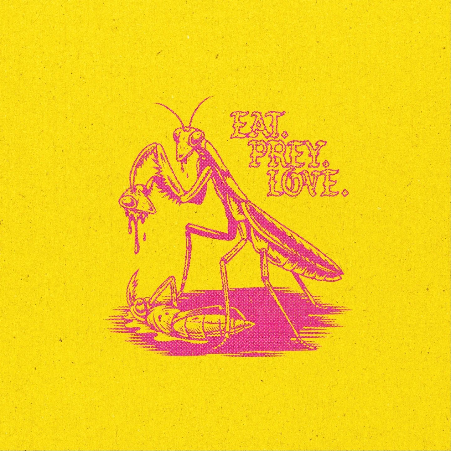 Eat. Prey. Love.

Nature&rsquo;s favorite Halloween rom-com. 
In the wild world of praying mantises, romance comes with a side of protein. 

The female praying mantis is infamous for her fatal flirtation. During mating, she decapitates and devours he