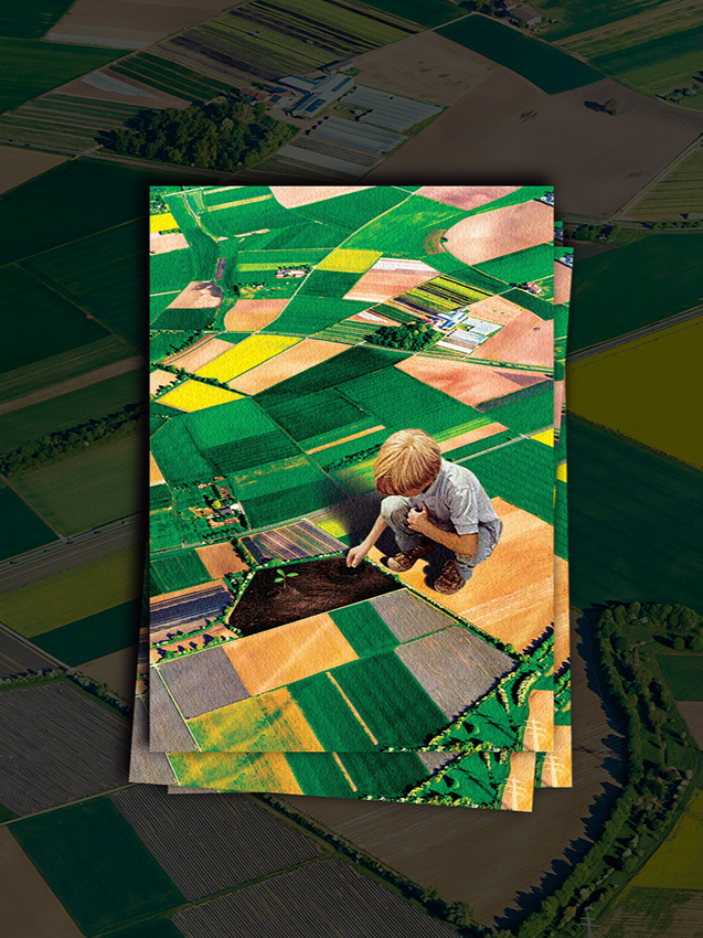 Tractor Beverage Co. — Editorial Photomontage