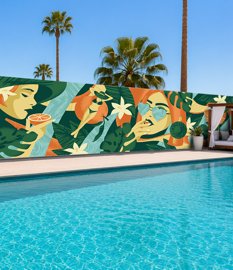Art Heavy — AirBnb Mural, Illustration