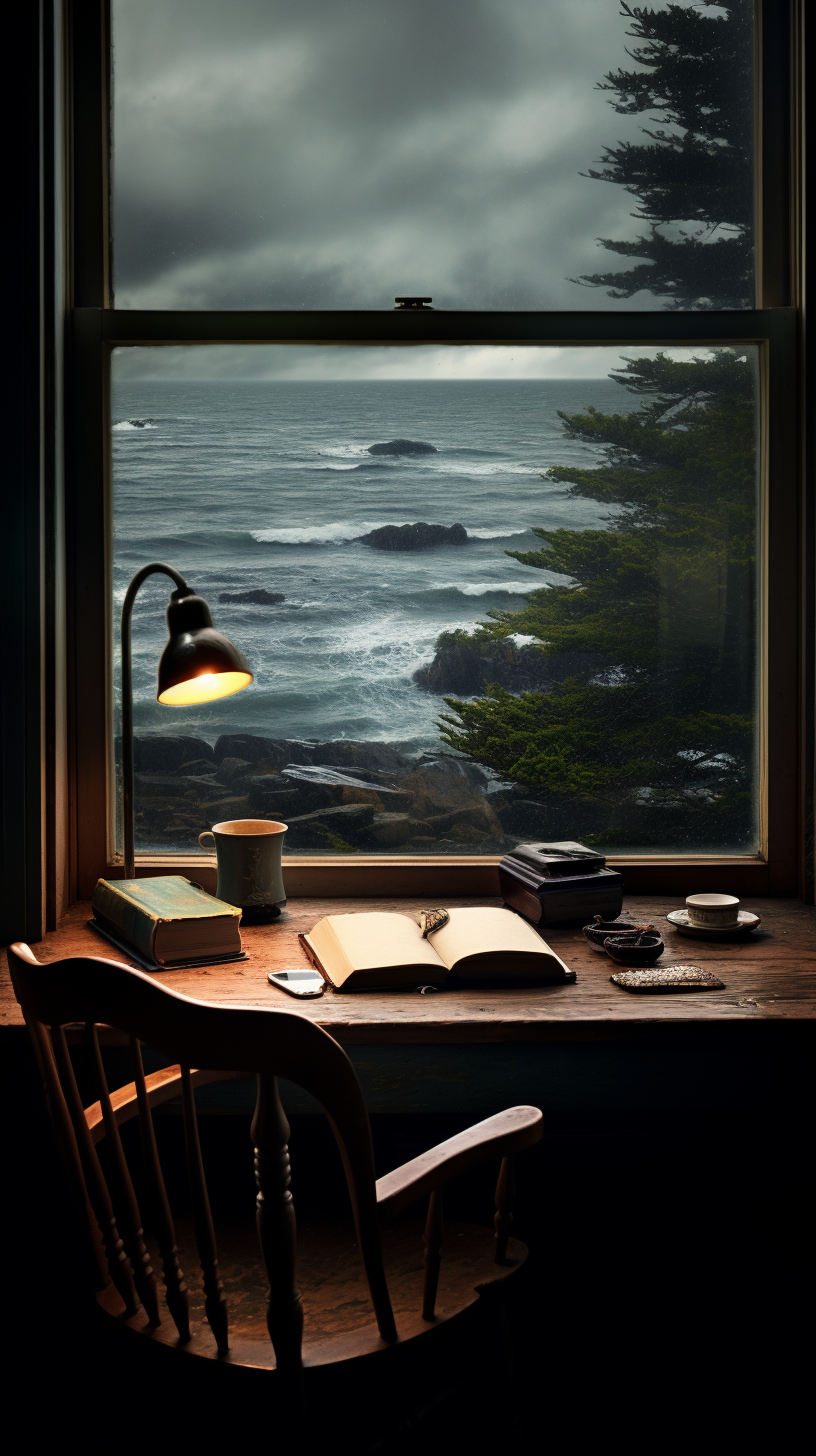 Author Writing Moody Vibes Aesthetic Writing Desk Overlooking the Ocean 3.png