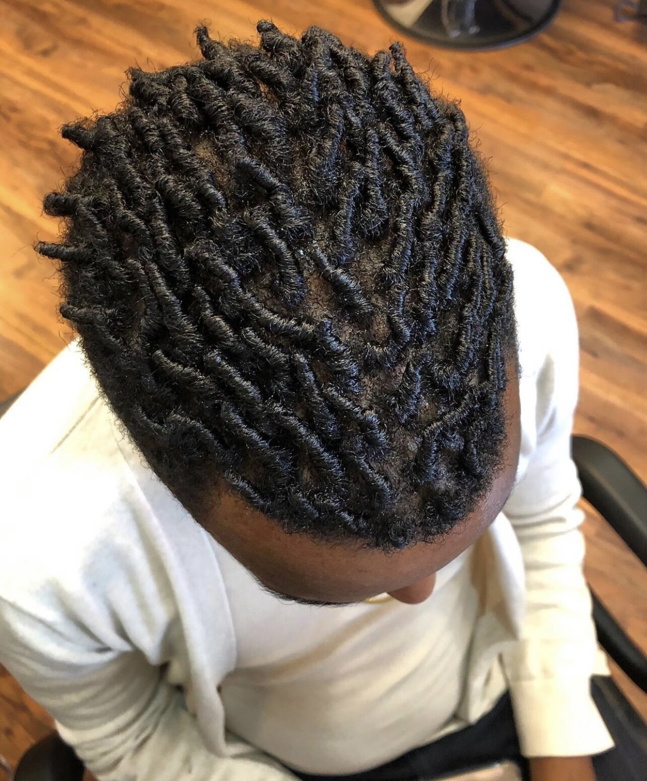 Style With Me!  Pipe Cleaner Curls on Short Starter Locs 